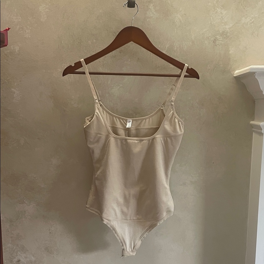 Elegant Cream Bodysuit -Size Large